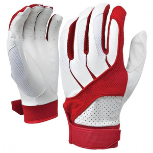 Quick Dry Leather Baseball Batting Gloves New Design Comfort Feel Soft Stuff Durable Lightweight Hot Selling Wholesale Price - Product Image 3