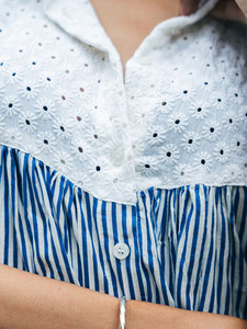 Tenue pour femmes de qualité supérieure, design vintage, motif mignon, en tissu coton personnalisé, pour un port décontracté estival, en gros. - Product Image 4