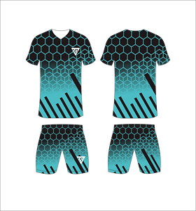 Custom Sublimation <b>Soccer</b> Jersey Set Men Navy Lime Green Brush Stroke Halftone Pattern Football Uniform Quick Dry Training Kits - Product Image 2