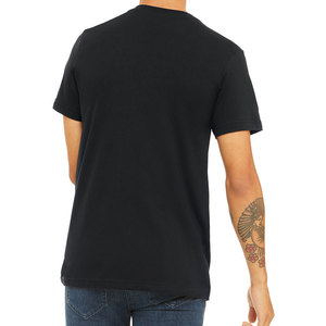 เสื้อยืดกีฬาผ้าฝ้ายระบายอากาศ 95% โพลีเอสเตอร์ 5% ขายส่ง รับสั่งทำ พิมพ์โลโก้ เสื้อยืดออกกำลังกายสำหรับผู้ชาย - Product Image 3