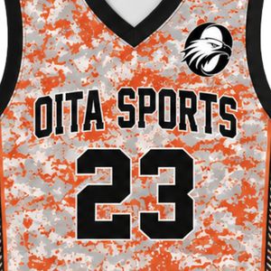 Camiseta de baloncesto para hombre y mujer, camiseta deportiva de manga corta naranja y negra, uniforme de práctica atlética cómodo y transpirable - Product Image 6