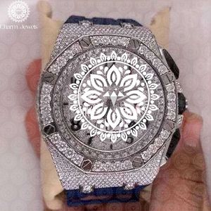 นาฬิกาข้อมือผู้ชาย Charm Luxury ตัวเรือนและสายสแตนเลส หน้าปัด 40 มม. ปุ่มกดแบบซ่อน ตัวล็อคแบบซ่อน กลไกอัตโนมัติ แสดงวันที่ กันน้ำ 10 บาร์ - Product Image 4