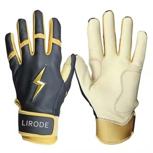 Guantes de Bateo de Béisbol Personalizados para Hombre y Mujer, de Cuero Genuino, Cierre de Gancho y Bucle, Duraderos, de Secado Rápido y Transpirables - Product Image 1