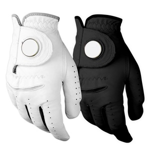 Fabricant Gant de golf en peau de mouton personnalisé broderie logo OEM Gants de golf de qualité supérieure météo pour hommes - Product Image 1