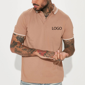 T-shirt décontracté pour homme en matière douce et résistante, avec un design de haute qualité et un col rabattu, à prix d'usine avantageux 2026 - Product Image 1