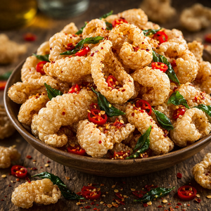 Vietnamese Spicy Sweet Pork Skin with Lemon <b>Leaves</b> <b>Light</b> and Crispy Meat Snacks Fried and Flavorful Packaged in Bag/ MS. ALINA - Product Image 3