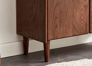 Meuble à chaussures en bois de style Mid-Century avec portes, plateau surélevé et rangement, Fournisseur en gros, Direct usine - Product Image 6