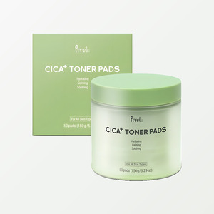 Produits de soin coréens Prreti Cica Plus Toner Pads 50 feuilles Fabriqué en Corée Centella Asiatica Tea Tree - Product Image 5