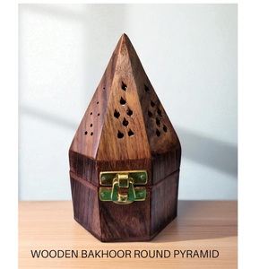 Best Selling Handcrafted Wooden <b>Bakhoor</b> Burner Incense <b>Oud</b> Burner Wooden Incense Holder for Home For Gift Available For Sale - Product Image 1