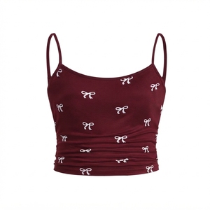Lightweight Plus Size Breathable Summer Custom Logo Gym High Quality Polyester Woven Button <b>White</b> Tight <b>Women's</b> Ribbed <b>Tank</b> <b>Top</b> - Product Image 6