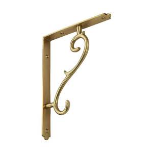 Support d'étagère en laiton moderne, rehaussant les espaces contemporains avec une finition élégante, un design minimaliste et une grande résistance - Product Image 4