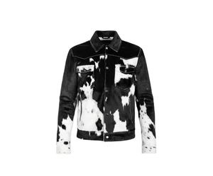 Top Trend Custom Made Coated <b>Genuine</b> Leather Jacket Stand Front Detail Men Women High Street Western Vintage Style Made Pakistan - Product Image 1