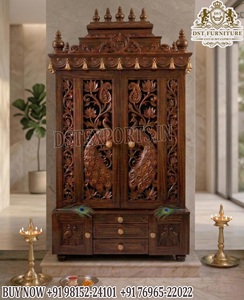 Big Size White Iskcon Wooden <b>Temple</b> Altar Customized Teak Wood Waterproof Foldable Long Lasting Handcrafted Mandir Australia - Product Image 6