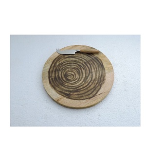 Planche à découper en bois de manguier, logo personnalisé, qualité supérieure, idéale pour couper les aliments, les légumes et le fromage, pour la cuisine et les restaurants. - Product Image 6