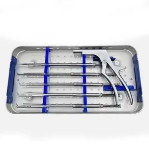 Ensemble de rongeurs rotatifs Kerrison interlaminaires, instruments de chirurgie orthopédique de la colonne vertébrale, neurochirurgie cervicale et lombaire, en acier inoxydable - Product Image 4