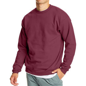 Pull en laine pour homme avec logo personnalisé brodé, col rond, pull d'hiver - Tricot résistant au vent et écologique - Product Image 1