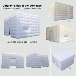 ベストセラージャイアントポータブルスクエアインフレータブルハウスディスコライトLEDキューブ構造パーティーテントインフレータブルナイトクラブ - Product Image 5