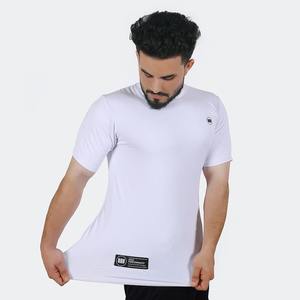 Camiseta de manga corta que absorbe la humedad, de secado rápido, transpirable, de alto rendimiento atlético para hombre, camiseta de gimnasio personalizada OEM. - Product Image 2