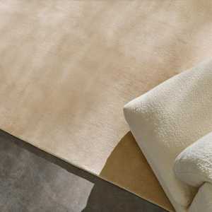 พรมขนสัตว์นิวซีแลนด์แท้ 100% ถักด้วยมือ - สีเบจทราย ดีไซน์สีพื้น |   พรมปูพื้นห้องนั่งเล่นแบบสั่งตัดขนาดพิเศษ ความยาวขน 7-10 มม. - Product Image 3