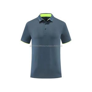 เสื้อโปโลผู้ชายสั้นลำลองทรงสลิมฟิตเสื้อโปโลผ้าฝ้ายลายขวางดีไซน์เรียบง่าย - Product Image 6