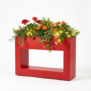 Jardinera de Acero Inoxidable al por Mayor, Maceta Moderna de Metal para Decoración de Paisajes en Espacios Comerciales Exteriores - Product Image 5