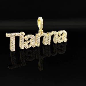 Pendentif unisexe pour homme The Ice Legacy, style hip-hop, couronne impériale avec breloque en alliage plaqué rhodium et diamants CZ - Product Image 1