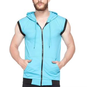 Sudadera con Capucha Deportiva para Hombre, con Logotipo Personalizado, Ajuste Atlético, Ligera, de Secado Rápido, con Cordón Ajustable, Sudadera OEM para Fitness 2026 - Product Image 4