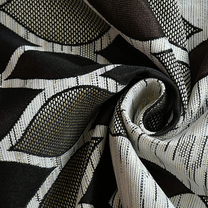 Rideau occultant moderne 100 % polyester pour salon, style européen, broderie occultante, rideau de sécurité anti-lumière - Product Image 4
