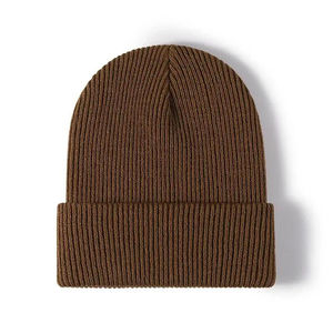 Bonnet en tricot personnalisé avec logo, en acrylique, à revers, pour l'hiver, pour marques de streetwear, fournisseur en gros, faible MOQ - Product Image 2