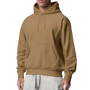Sweat à capuche lourd personnalisé OEM ODM pour homme, 400 GSM, en molleton de coton uni, style streetwear, vierge, Pro - Product Image 1