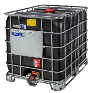 Réservoir d'eau carré en HDPE industriel 1000L blanc, conteneur chimique robuste, solution de stockage en plastique pour usine agroalimentaire - Product Image 2