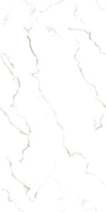 Azulejos de Cerámica con Aspecto de Mármol Rocker Attica Blanco 600x1200mm, Brillantes y Esmaltados, Superficie Sólida para Baño, Cocina, Villa - Product Image 2