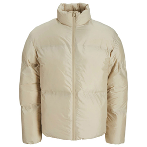 Men's <b>Warm</b> Fashionable New Design Down Puffer Jacket with Stand Collar Zip-Up Winter Custom Logo OEM Service - Product Image 1