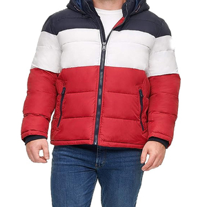 High Quality Custom Design Men's Casual Canvas Puffer <b>Jacket</b> Comfortable Breathable Solid Color 100% Bamboo Fiber Puffer <b>Jacket</b> - Product Image 6