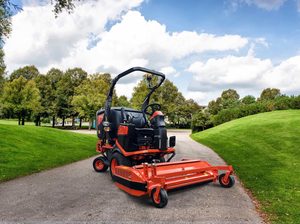 Cortadora de césped Kubota ZD1511 de giro cero con motor diésel, máquina cortadora de césped, tractor comercial para jardinería. - Product Image 5