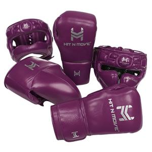 Conjunto de Entrenamiento Profesional de Primera Calidad con Cierre de Cordones, Logotipo Personalizado OEM, Guantes de Piel de Vacuno Genuina - Product Image 2