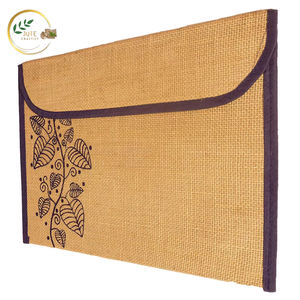 Sustainable Jute <b>File</b> Bag – Premium Natural Fiber <b>Document</b> Holder for Corporate and Office Use - Product Image 2