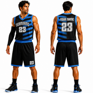 Custom Printed Basketball Jersey Men's Sleeveless V-Neck Team <b>Name</b> 23 Black Orange Sublimated Mesh Athletic Wear All Seasons - Product Image 4