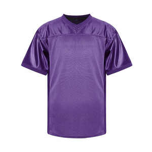 Camiseta de Fútbol Americano para Hombre, Manga Corta, Cuello en V, Transpirable, de Poliéster, Número de Equipo 66, Ropa Deportiva - Product Image 6