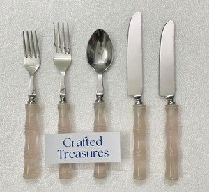 Royal Style Western Design Flatware <b>Set</b> Resin Handle 18/<b>8</b> Stainless Steel Knife Fork Spoon <b>Dinnerware</b> Tableware Cutlery <b>Set</b> - Product Image 4