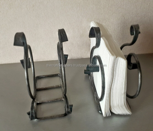 Luxury Gold Portable Napkin Display Stand Custom Wire Elegant Design High Quality Handmade Metal <b>Tissue</b> Holder Home <b>Wedding</b> Use - Product Image 6