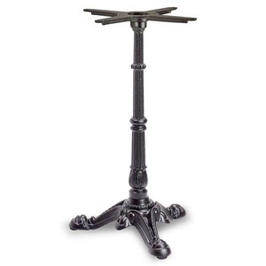 Circle Tulip <b>Table</b> with Wood Thickened Tabletop & Sturdy Metal Pedestal <b>Mid</b> <b>Century</b> Modern Leisure Bistro Tulip <b>Table</b> - Product Image 3