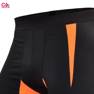 Mejor Precio, Shorts de Compresión Personalizados de Alta Gama, Cintura Elástica, Transpirables, de Secado Rápido, Spandex/Poliéster, Cómodos, Talla Superior - Product Image 3
