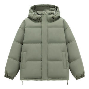 Custom <b>Brown</b> Puffer Jacket for Men Premium Quality Hooded Winter Jacket with All Colors Available Make Your Own Design - Product Image 5