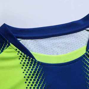 Ensemble d'uniformes personnalisés vert lime et bleu marine à rayures, kit de football, fabrication directe d'usine Sialkot, maillot d'entraînement haute performance - Product Image 5