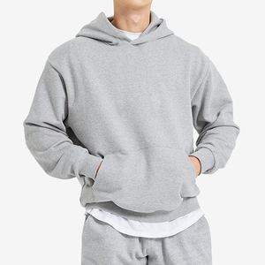 Sweat-shirt décontracté en coton et polyester de qualité supérieure, tissu personnalisé, tissu éponge français, couleur unie, vêtements pour hommes, sweats à capuche - Product Image 6