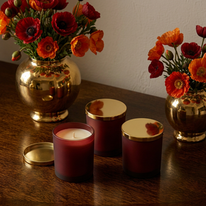 White color 1 - 3 wicks Glass / Ceramic jar material Vietnam Scented candle Home fragrance Eco-friendly materials - Product Image 3