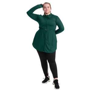 Muslim Women Modest Swimwear Active Wear High Cut 2 Piece Set Islamic <b>Burkinis</b> Eco-Friendly Fitness Cover Crystal Front UPF50+ - Product Image 3
