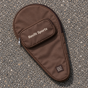 Housse de raquette de padel personnalisée REXFIT Sports avec ouverture en forme de goutte d'eau et fermeture éclair, lettrage du fabricant, illustration personnalisée - Product Image 4