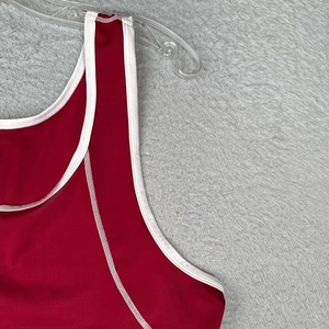 Traje de Lucha Clásico para Hombre OEM, Estampado por Transferencia Térmica, Personalizado, 100% Poliéster, 200gsm, Corte Regular, Nuevo Diseño Frontal - Product Image 3